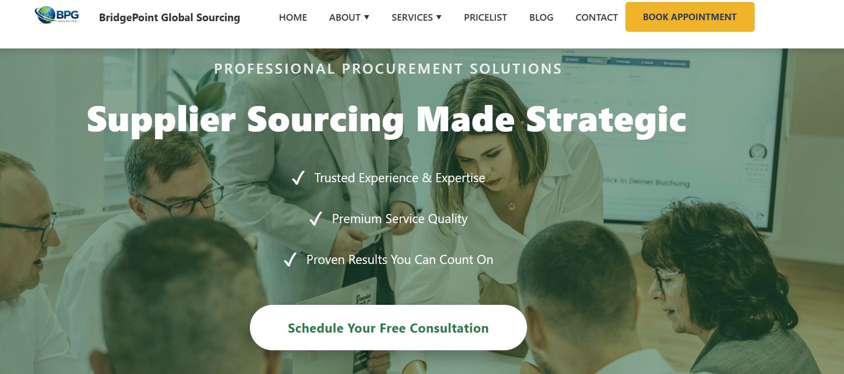 BPG Sourcing Website